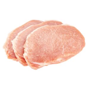 Schweine Karreerose geschnitten frisch gewürzt