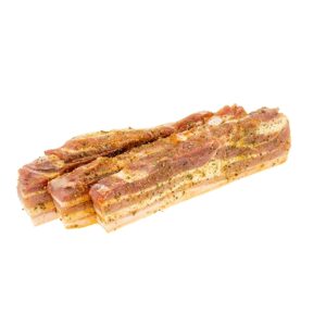 Schweine Bauch ohne Rippen geschnitten frisch gewürzt