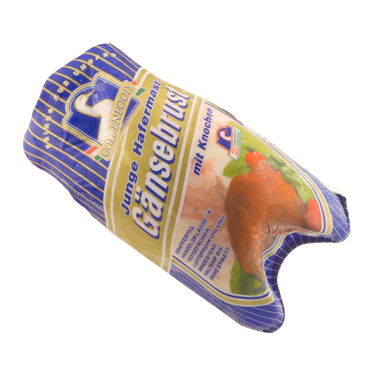 Gänsebrust mit Haut und Knochen TK