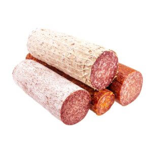 Salami Sortiment Haussalami, Salami Milano, Chorizo Extra, Putensalami
