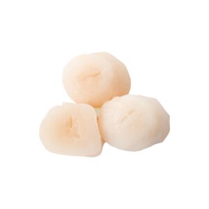Kammmuschelfleisch / Jakobsmuschelfleisch TK 10/20 ohne Rogen, 10x1kg
Mizuhopecten yessoensis / 16055200