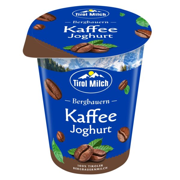 Fruchtjoghurt Tirolmilch 180g Kaffee
mit Milch aus Österreich