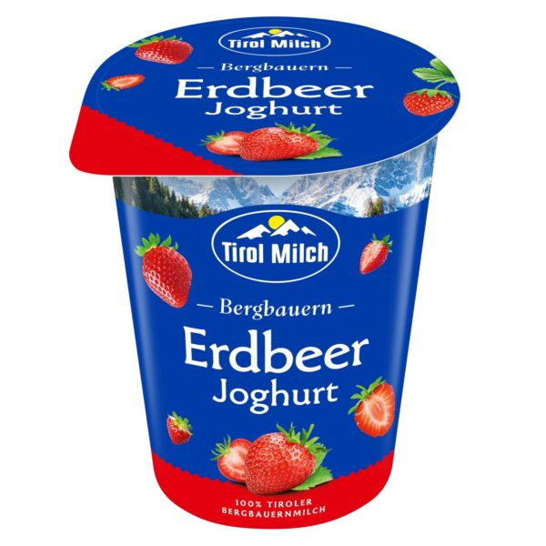 Fruchtjoghurt Tirolmilch 180g Erdbeer
mit Milch aus Österreich