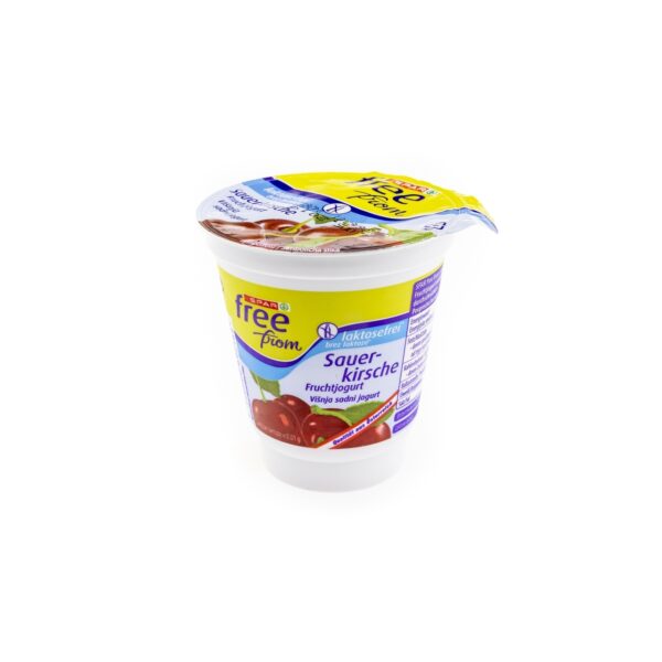 Joghurt laktosefrei Spar free from 180g Sauerkirsch
mit Milch aus der EU