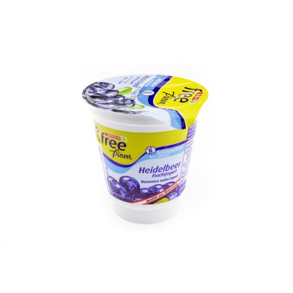 Joghurt laktosefrei Spar free from 180g Heidelbeer
mit Milch aus der EU