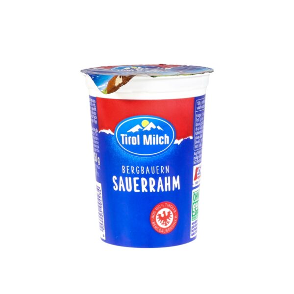 Sauerrahm Tirolmilch 250g 15%
mit Milch aus Österreich