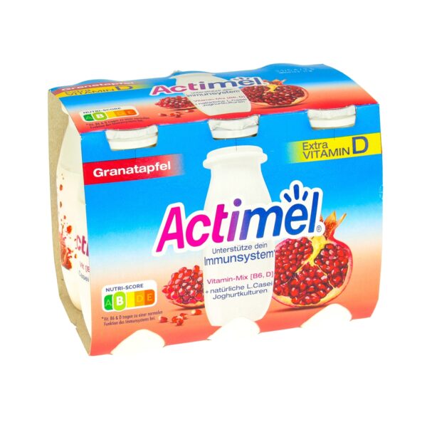 Actimel Danone 6 x 100g Granatapfel mit Milch aus der EU