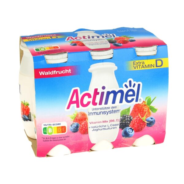 Actimel Danone 6 x 100g Waldfrucht
mit Milch aus der EU
