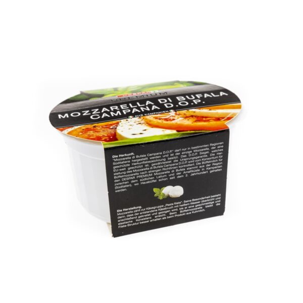 Mozzarella Di Bufala 125g 52% F.i.T.
mit Milch aus der EU