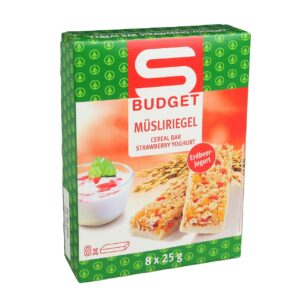Müsliriegel Erdbeer Joghurt S-Budget 8x25g