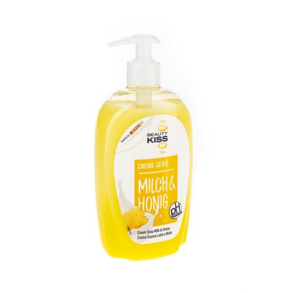 Flüssigseife Beauty Kiss 500ml Milch & Honig