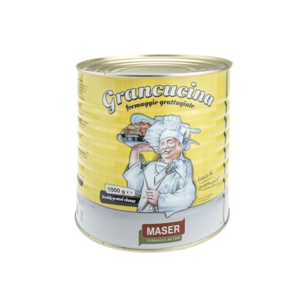 Parmesan Grancucina 1kg Dose gerieben, 35% F.i.T., mit Milch aus Österreich
