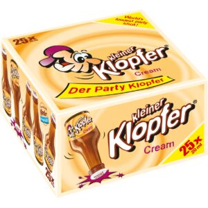 Likör Klopfer Sahnelikör mit Whisky 20ml 25 Flaschen 17% vol.