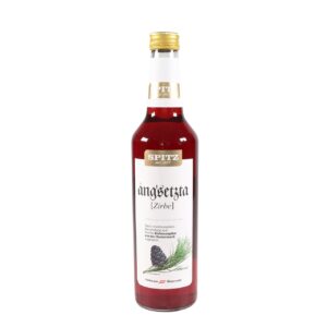 Schnaps Spitz 0,7l angesetzte Zirbe 28% vol.