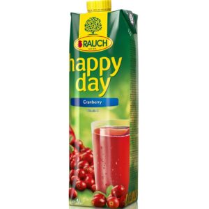 Fruchtsaft Happy Day Preiselbeere 1l