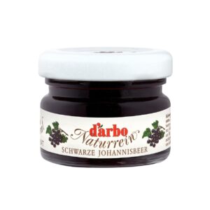 Konfitüre Darbo 60 Gläser 28g schwarze Johannesbeere