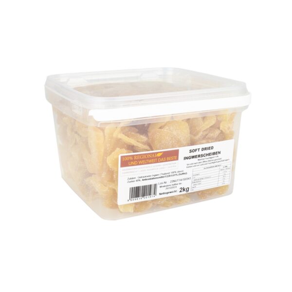 Ingwer Scheiben soft getrocknet 2kg