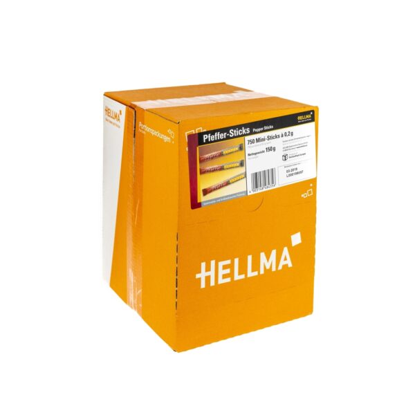 Pfeffer Sticks Hellma 1g 750 Stk