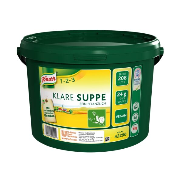 UFS.Knorr Klare Suppe rein pflanzlich 5kg