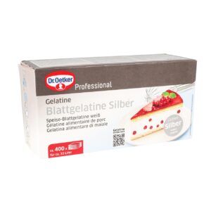 Dr.Oetker Blattgelatine Silber 1kg