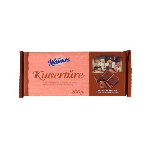 Man.Kuvertüre Milchschoko 200g