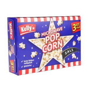 Kelly Mikrowellen Popcorn Salted 3er