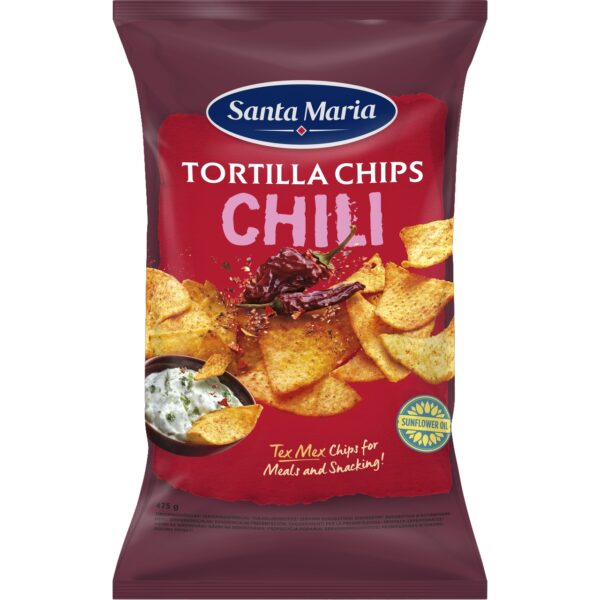 Mex Tortilla Chips Chili 475g