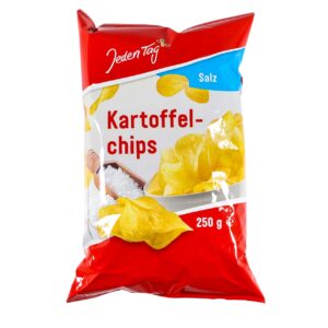 Jeden Tag Kartoffelchips gesalzen 250g