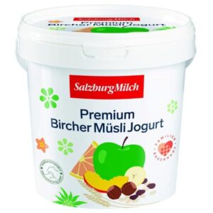 Fruchtjoghurt Salzburgmilch Birchermüsli 3,5% 1Kg
mit Milch aus Österreich