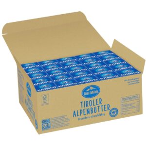 Tiroler Alpenbutter 82% 200x10g, 2kg Kar.
mit Milch aus Österreich