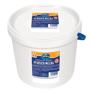 Fruchtjoghurt Pfirsich Mel.3,2% TM KB=5k
mit Milch aus der EU