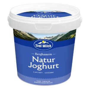 TM Naturjoghurt 1kg gerührt 3,6%
mit Milch aus Österreich