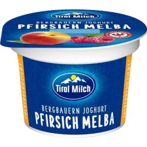 TM Fruchtjog.100g Pfirsich 3,6% Fett
mit Milch aus Österreich