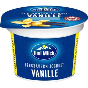TM Fruchtjog.100g Vanille 3,6% Fett
mit Milch aus Österreich