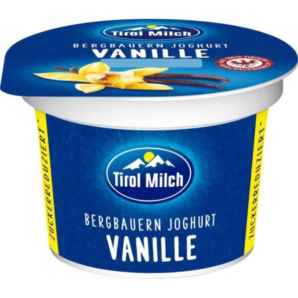 TM Fruchtjog.100g Vanille 3,6% Fett
mit Milch aus Österreich