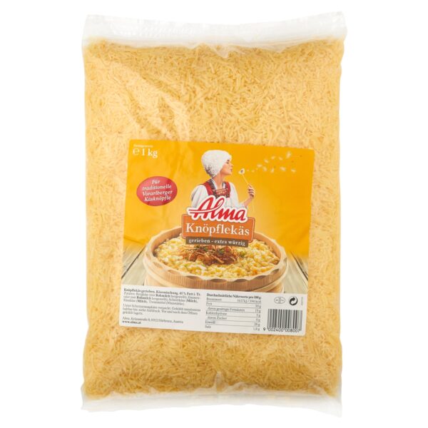 Alma Knöpflekäs 1kg Spätzlekäs