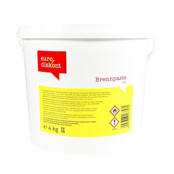 Brennpaste 4kg Eurodiskont