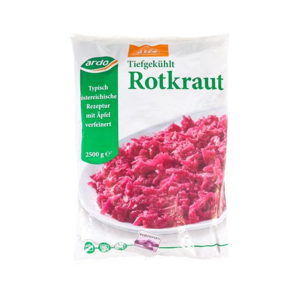 Rotkraut/Blaukraut tischfertig 2,5kg Ardo