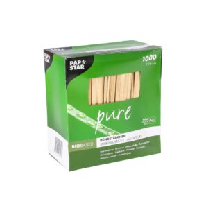 PS.Rührstäbchen Holz  pure 14cm 1000 Stk