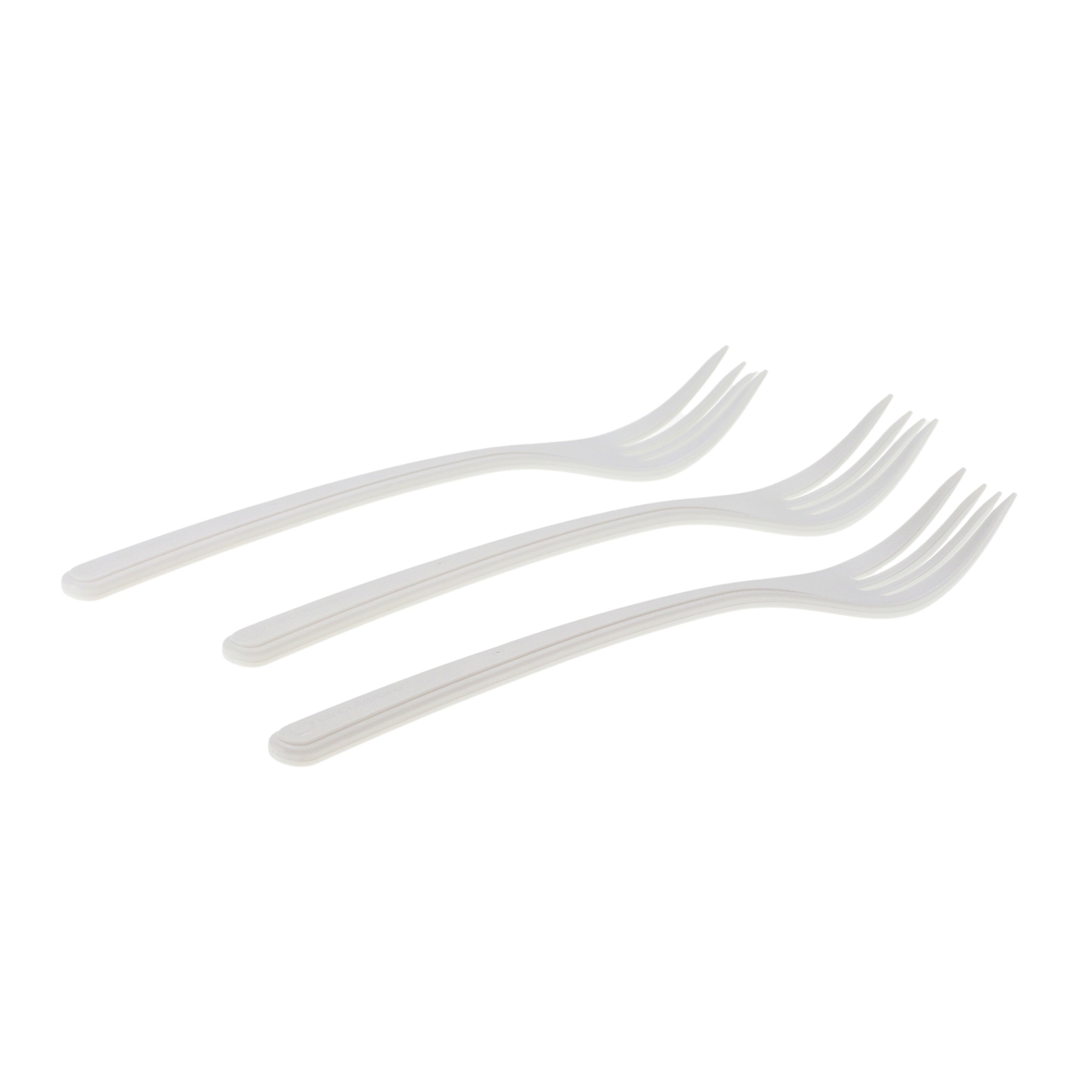 Gabel Bio 50 Stück extra stabil weiss 18,5cm Circulware