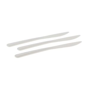Messer Bio 50 Stück extra stabil weiss 18,5cm Circulware