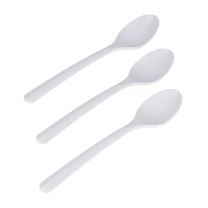 Kaffeelöffel Bio 50 Stück extra stabil weiss 13cm Circulware