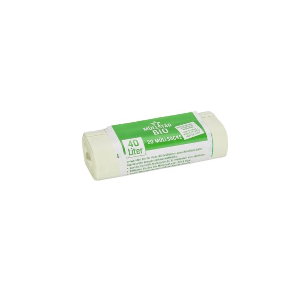 Müllstar Müllsäcke Bio 40L 20 Stk grün
