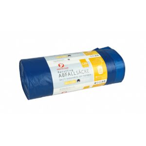 Profi. Müllsack 120 l 20 stk mit Zugband Blau
