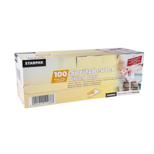 PS.Spritzbeutel transparent 55x26,5cm 100 Stück