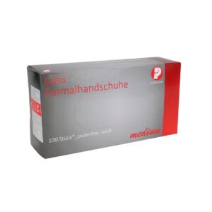 Profi. Handschuh 100er M Latex  puderfrei Weiß
