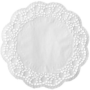 Papstar Tortenspitzen rund 100Stk weiß d=20cm
